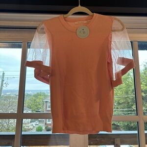 Ellison flutter sleeve top